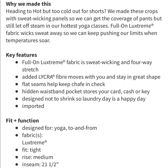 💕SALE💕 Lululemon Black Just Breathe Crops - Picture 12 of 15